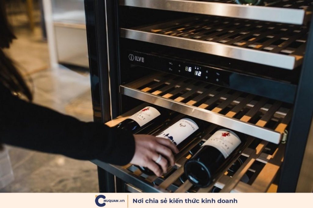 Máy ướp lạnh rượu vang – Wine cooler