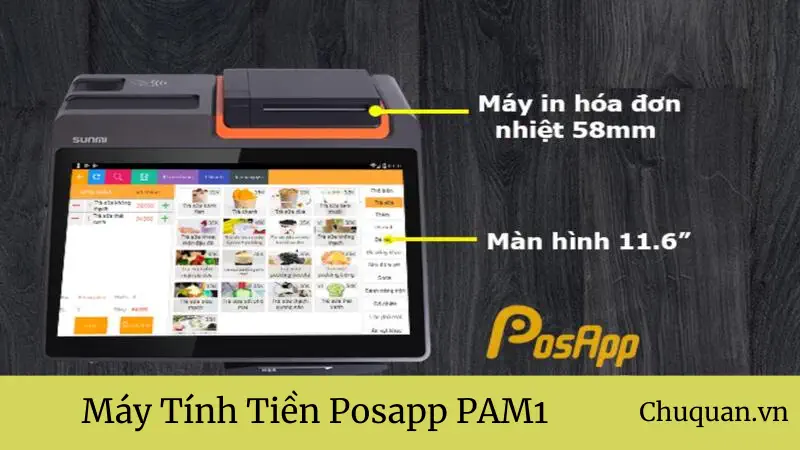Máy tính tiền Posapp PAM1
