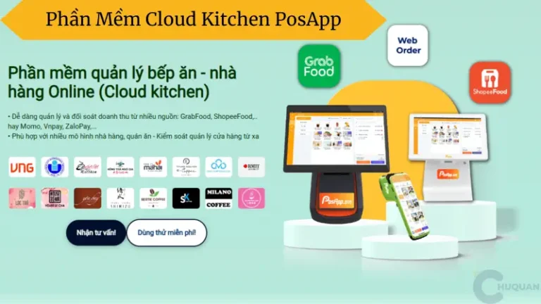 Phần Mềm Cloud Kitchen PosApp